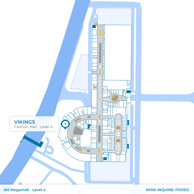 Map - Viking - SM Megamall - Fashion Hall - Level 4